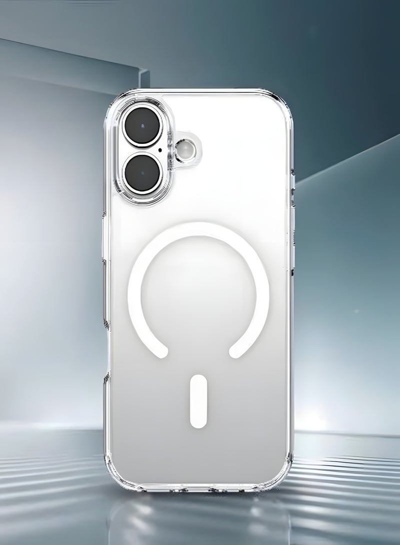 Magsafe Case for iPhone 17 Magsafe Clear Cover Magnetic Wireless Charging Support, Shockproof Protection, Scratch-Resistant for iPhone 17 - Clear - Image 4